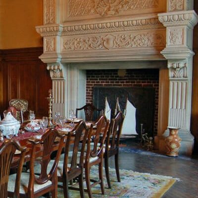 Dining-Room-Chateau-Sommesnil-Normandie-Grand-Chateau-France-Available-bookings-holidays-weddings
